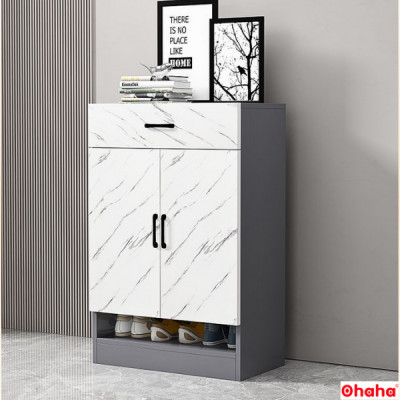 [Kèm Ảnh Thực Tế - Miễn phí vận chuyển & Lắp đặt] TỦ GIÀY THÔNG MINH CAO CẤP GIẢ ĐÁ - TGCC008