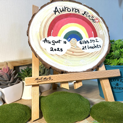 Tranh Vẽ Tay Trên Gỗ Aurora Rose Decor Trang Trí Quán Cà Phê Resort Handmade Độc Bản