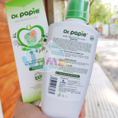 Nước tắm thảo dược Dr Papie