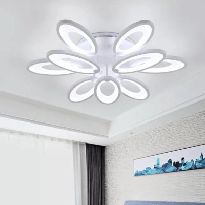 Đèn LED Mâm Ốp Trần MN006 , đèn LED chiếu sáng tô điểm Phòng Khách, Đèn ốp trần phòng nghỉ - 3 cách thức Sáng DT