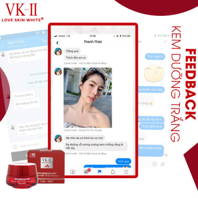 Kem Dưỡng Trắng - Tái Tạo - Trẻ Hóa Collagen VK II 35g