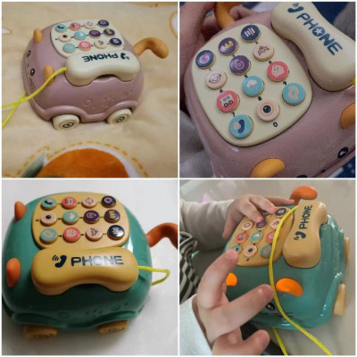 ĐIỆN THOẠI XE KÉO MÈO CƯNG dành cho bé 