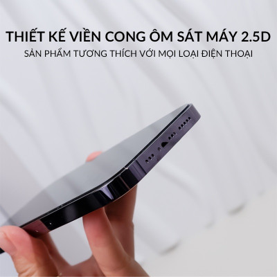 Miến dán kính cường lực khung tự dán màn hình cho iPhone 17 Pro Max / 17 Pro / 16 Pro Max / 15 Pro Max hiệu ANANK AGC 2.5D -  Mỏng 0.25mm, vát 2.5D, Trong Suốt Chuẩn HD, Công nghệ AR300 chống vân dầu - Hàng nhập khẩu