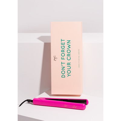 Máy Kẹp Tóc Bằng Sứ Tourmaline PYT Ceramic Styling Tool (2 trong 1) - Màu Hồng - Công Nghệ Nhiệt Hồng Ngoại Xa - Có Thể Duỗi, Uốn Lọn Hoặc Uốn Cúp