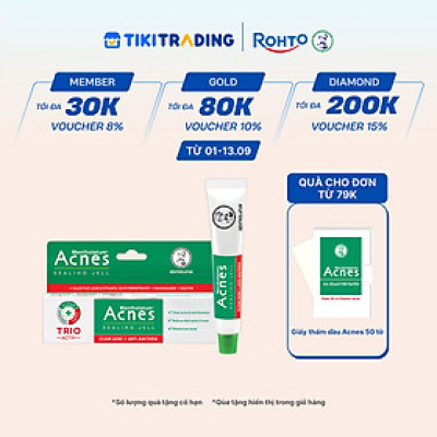 Gel chấm mụn đầu trắng và đầu đen Acnes Sealing Jell 18g