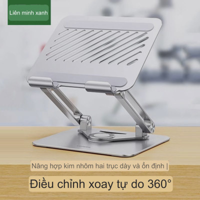 Giá đỡ máy tính bảng và điện thoại hợp kim nhôm để bàn xoay 360 A181 - Hàng chính hãng