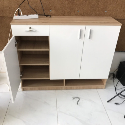 Tủ giày gỗ MDF chất lượng Juno Sofa 3 cánh