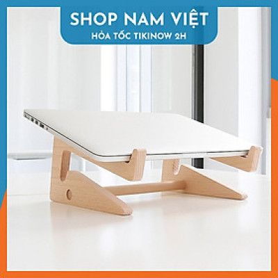 Giá Đỡ, Đế Gỗ Thông Minh Tản Nhiệt Cho Laptop, Máy Tính Bảng - Hàng Chính Hãng