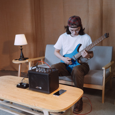 Joyo DC-15S Digital rechargeable Bluetooth guitar amp - Amplifier Guitar Joyo DC-15S Kèm Footswitch có Pin, Bluetooth