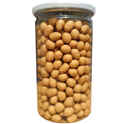 1 KG ĐẬU DA CÁ CỐT DỪA SẤY GIÒN THƠM NGON THƯƠNG HIỆU SK FOOD - 2 HŨ PET