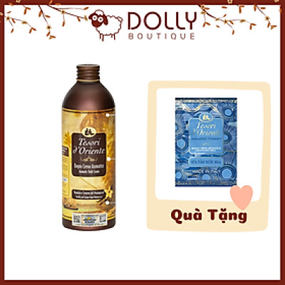 Sữa tắm nước hoa Tesori d’Oriente Tinh Dầu Macca 500ml + Tặng Gói Sữa Tắm Tảo Mini