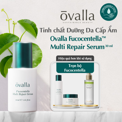 Tinh Chất Dưỡng Phục Hồi OVALLA Repair Serum Giúp Dưỡng Ẩm Phục Hồi Da, Giảm Nếp Nhăn Và Sáng Da (Chai 30ml)