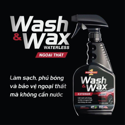 Dung Dịch Lau Xe Và Phủ Bóng Ngoại Thất Không Cần Nước SUPERONE Waterless Wash And Wax - Exterior SOUTHWALL A201
