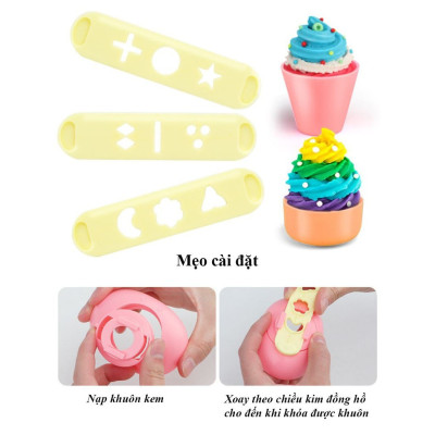 Đồ Chơi Đất Nặn Bò Sữa Ngộ Nghĩnh 8 Hộp Màu Độc Đáo An Toàn Giúp Bé Phát Triển Sự Sáng Tạo