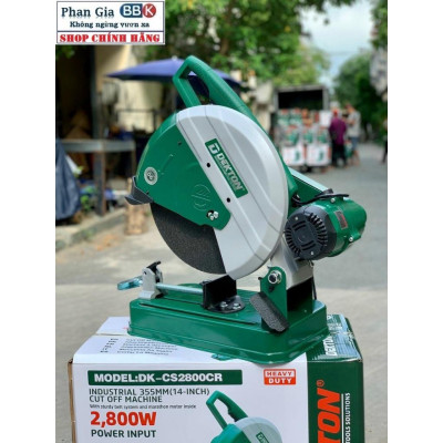 Máy cắt sắt DEKTON Chạy dây Curoa - DK-CS 2800 CR - 2800W, Mô tơ 100% Dây đồng, bảo hành 12 tháng