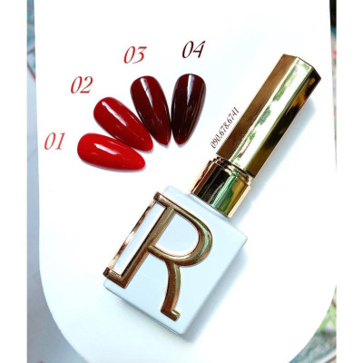 Sơn Gel CR Tông Đỏ Cao Cấp Chai Lẻ 15ml Làm Nail Siêu Hot, Sơn Đỏ Cr Hotrend Chữ R Loại 1 Không Ánh Tím