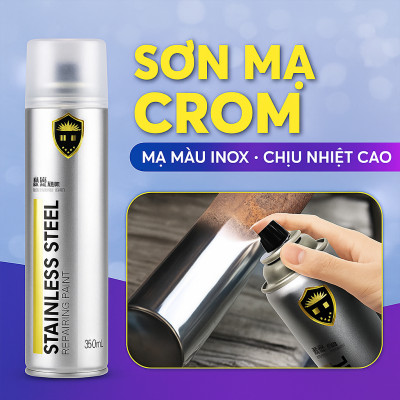 Sơn Mạ Màu Crom Bóng Inox – Bám Dính Tốt, Chống Bong Tróc, Chịu Nhiệt Cực Cao