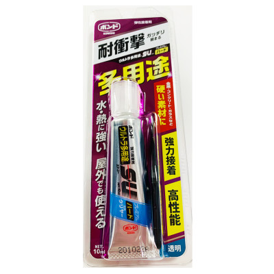 Keo dán Đa Năng Nhật Bản Dán thủy tinh, bê tông, gạch, đá, gỗ , nhựa cứng ULTRA SU HARD (CỨNG) 10ml #05140, chống thấm nước  (Hàng nội địa Nhật)