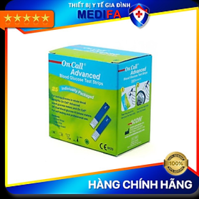 Hộp 25 Que Thử Đường Huyết On Call Advanced
