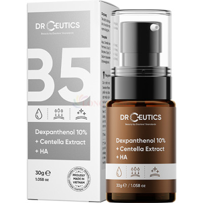 Tinh chất DrCeutics Dexpanthenol 10% + Centella Extract + HA giúp cấp ẩm dành cho da thường và da khô (30g) - Hàng chính hãng