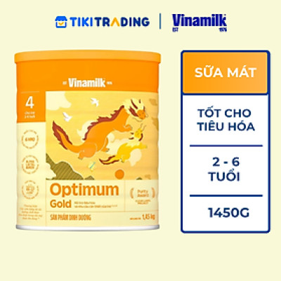 Sữa bột VinamilkOptimum Gold Step 4 Hộp Thiếc 1450g