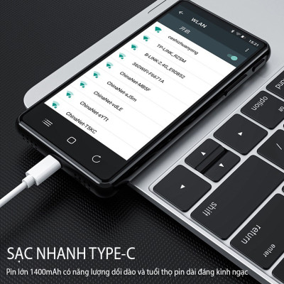 (Hỗ Trợ Tiếng Việt) Máy Nghe Nhạc Android MP4 Màn Hình Cảm Ứng 4.0 Inch Bluetooth WiFi Ruizu H8 - Hàng Chính Hãng