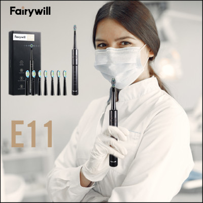 Bàn chải đánh răng Fairywill E11. Công nghệ Đức, tặng kèm 8 đầu bàn chải đủ dùng trong 2 năm