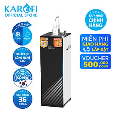 Máy lọc nước có chế độ lạnh, 7 lõi lọc hàng chính hãng Karofi Livotec 600, Màng RO 100GDP Hàn Quốc