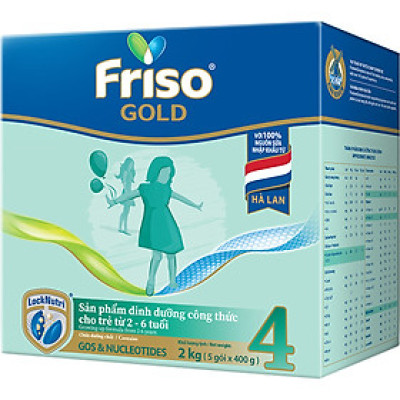 Hộp giấy 2 Kg Friso Gold 4 (2-6 tuổi)