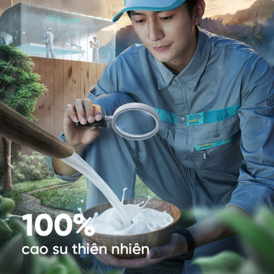 Gối Cao Su Vạn Thành Dợn VTGCSD4563 (45 x 63 cm) - Trắng