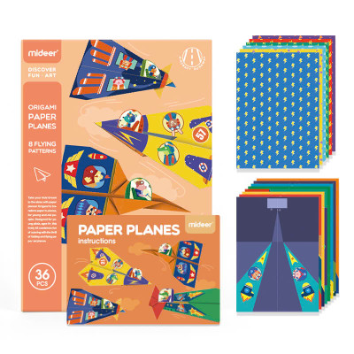Đồ Chơi Gấp Giấy Thủ Công Mideer Origami Paper Planes – Máy Bay