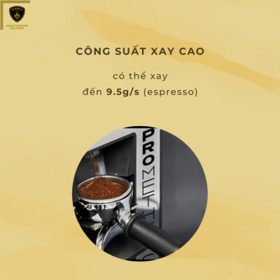 Máy xay cà phê có cân điện tử EUREKA ORO Prometheus | Hàng chính hãng