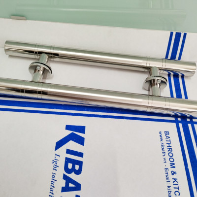 Cặp Tay Nắm Cửa Cổng Inox 304 Ống Phi 32