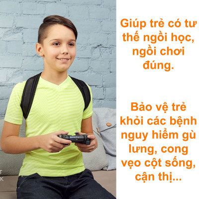 Đai Chống Gù Lưng miDoctor Cho Người Lớn, Trẻ Em - Hàng Chính Hãng