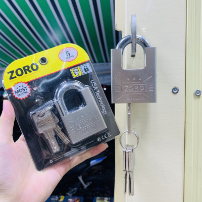 Ổ khóa chống cắt ZORO 5 phân chìa muỗng càng chống cắt - khóa bấm công nghệ mỹ chống cắt càng