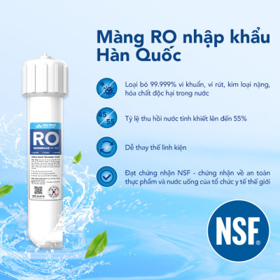 Máy lọc nước RO để gầm Hòa Phát HPU466 - Bảo hành 36 tháng - Hàng chính hãng