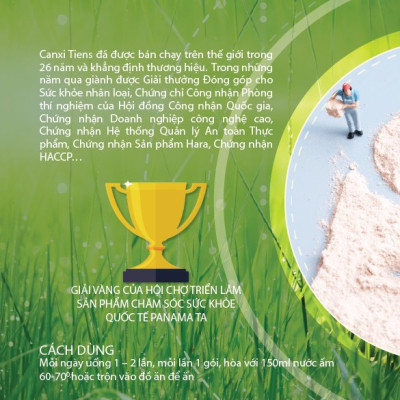 Canxi dạng bột hòa tan - Thiên Sư, Thực phẩm bảo vệ sức khỏe, Canxi hữu cơ sinh vật, Canxi Thiên sư, vua canxi.