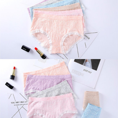 Combo 5 Quần Lót Nữ xuất Nhật 100% Cotton Sợi Tre Kháng Khuẩn Tốt