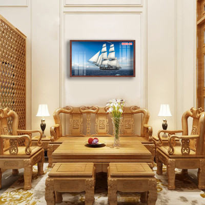 D803 01 Tranh kính Thuận Buồm Xuôi Gió