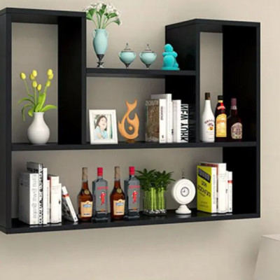 Combo 2 Kệ Gỗ Trang Trí Treo Tường Chữ L và Chữ U Juno Sofa CTKT812 90cm x 62cm x 15cm