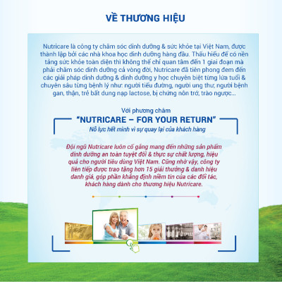 Sữa bột Nutricare MetaCare 1+ phát triển toàn diện