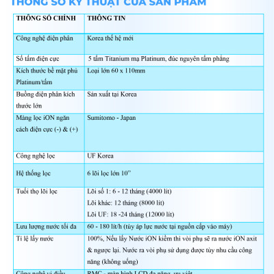 Máy Lọc Nước Điện Giải Ion Kiềm ROBOT IonKing 511 Chế Độ Nóng Nguội Lạnh - Hàng Chính Hãng