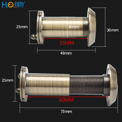 Mắt thần gắn cửa phòng chống trộm đường kính 16mm HOBBY Home Decor MT1