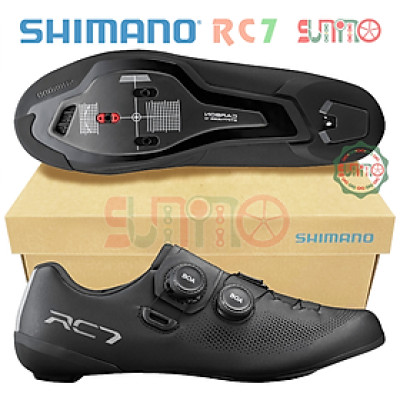 Giày can xe đạp road SHIMANO RC703 đen fullbox chính hãng