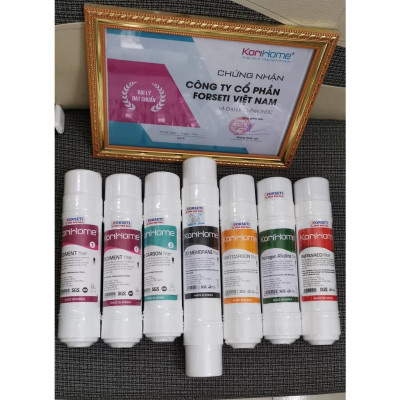 Combo 7 lõi lọc nước Korihome hàng chính hãng dùng cho máy lọc nước Korihome WPK-906