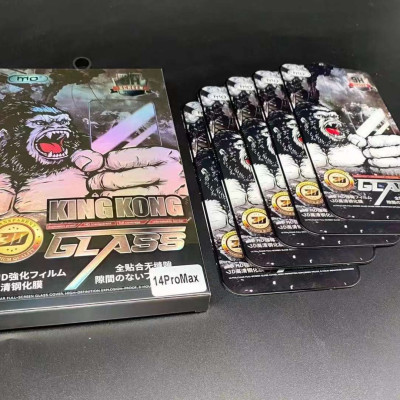 Kính Cường Lực KingKong Mo Gucase Dành Cho iPhone 7Plus/ X/ XS/ XS Max - 11/ 11Pro/ 11Pro Max - iPhone 12/ 12Pro/ 12ProMax - iPhone 13/ 13Pro/ 13ProMax - iPhone 14/ 14Plus/ 14Pro/ 14ProMax - Full Hộp chống vân tay- Dán Full Màn - Hàng Chính Hãng