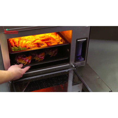 Lò nướng hấp 10 chức năng Baumatic BSQ26CBK - Thương hiệu của Anh "Hàng nhập khẩu"