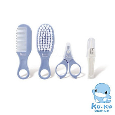BỘ DỤNG CỤ CHĂM SÓC CÁ NHÂN 4 MÓN CHO BÉ KUKU - KU7077