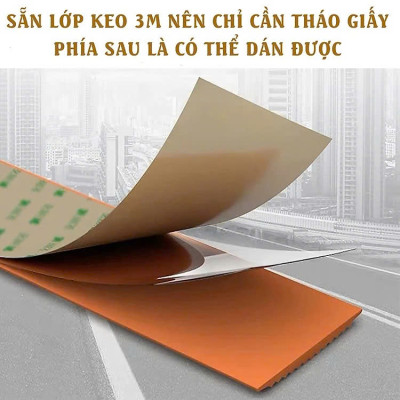 Băng Keo Chống Trượt, Miếng Dán Bậc Cầu Thang Bằng Nhựa PVC Dài 3 Mét Sẵn Keo 3M Siêu Dính, Anh Toàn 