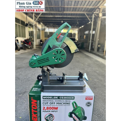 Máy cắt sắt DEKTON Chạy dây Curoa - DK-CS 2800 CR - 2800W, Mô tơ 100% Dây đồng, bảo hành 12 tháng